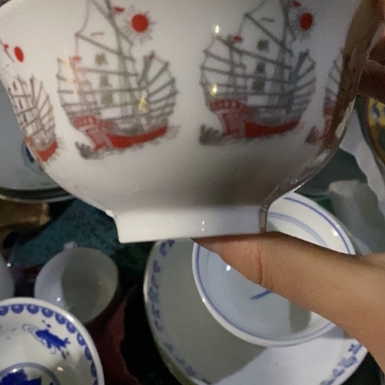 景德镇一帆风顺5寸碗