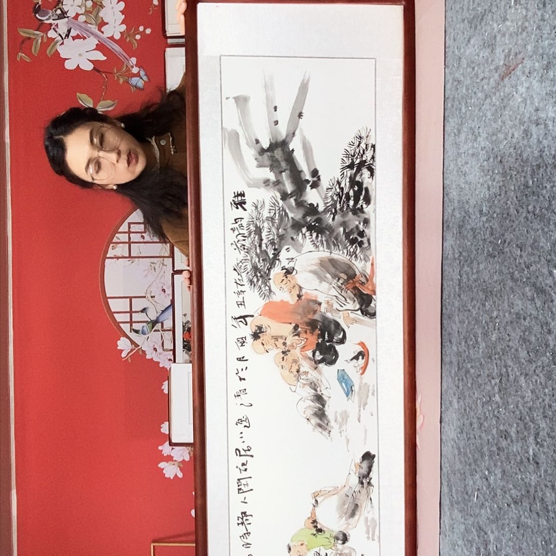 国画手写手绘国画47✖️163包邮