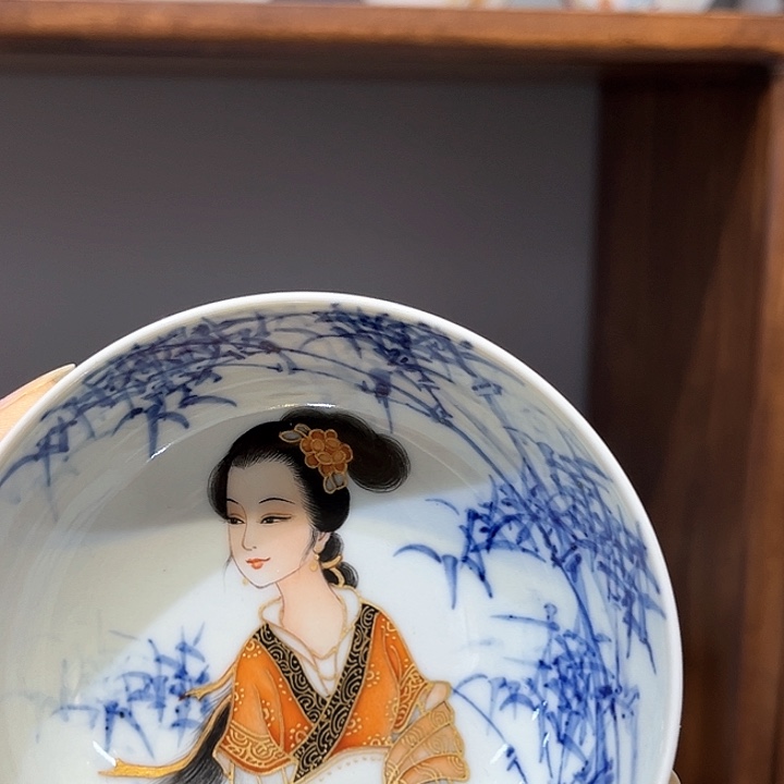 瓷片华*陶瓷作品 陶瓷手绘画