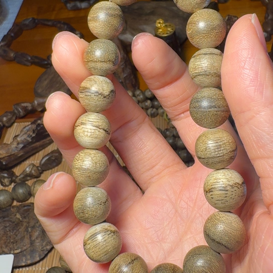 沉香沉香碎屑柬埔寨11mm 单圈