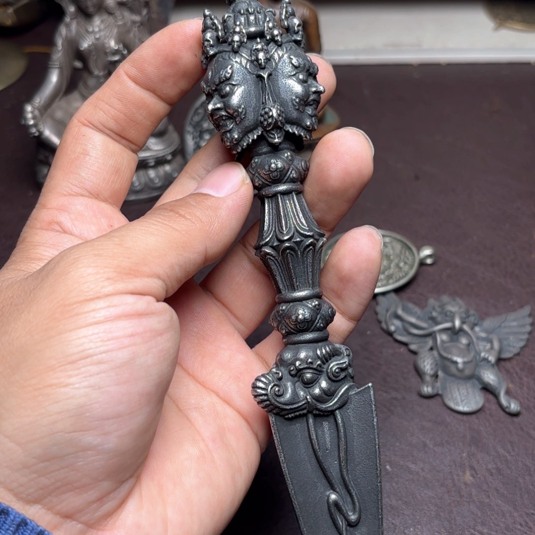 铜星月菩提挂件菩提