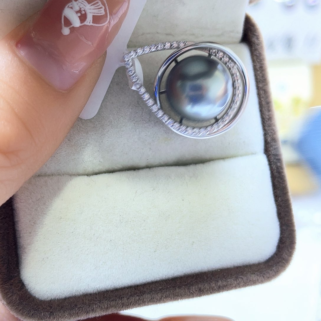 海水珍珠颈饰银S925镶嵌