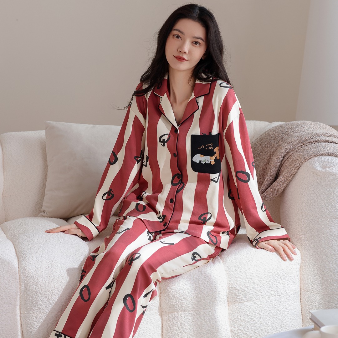 AM女士秋季舒适家居服睡衣服套装36267