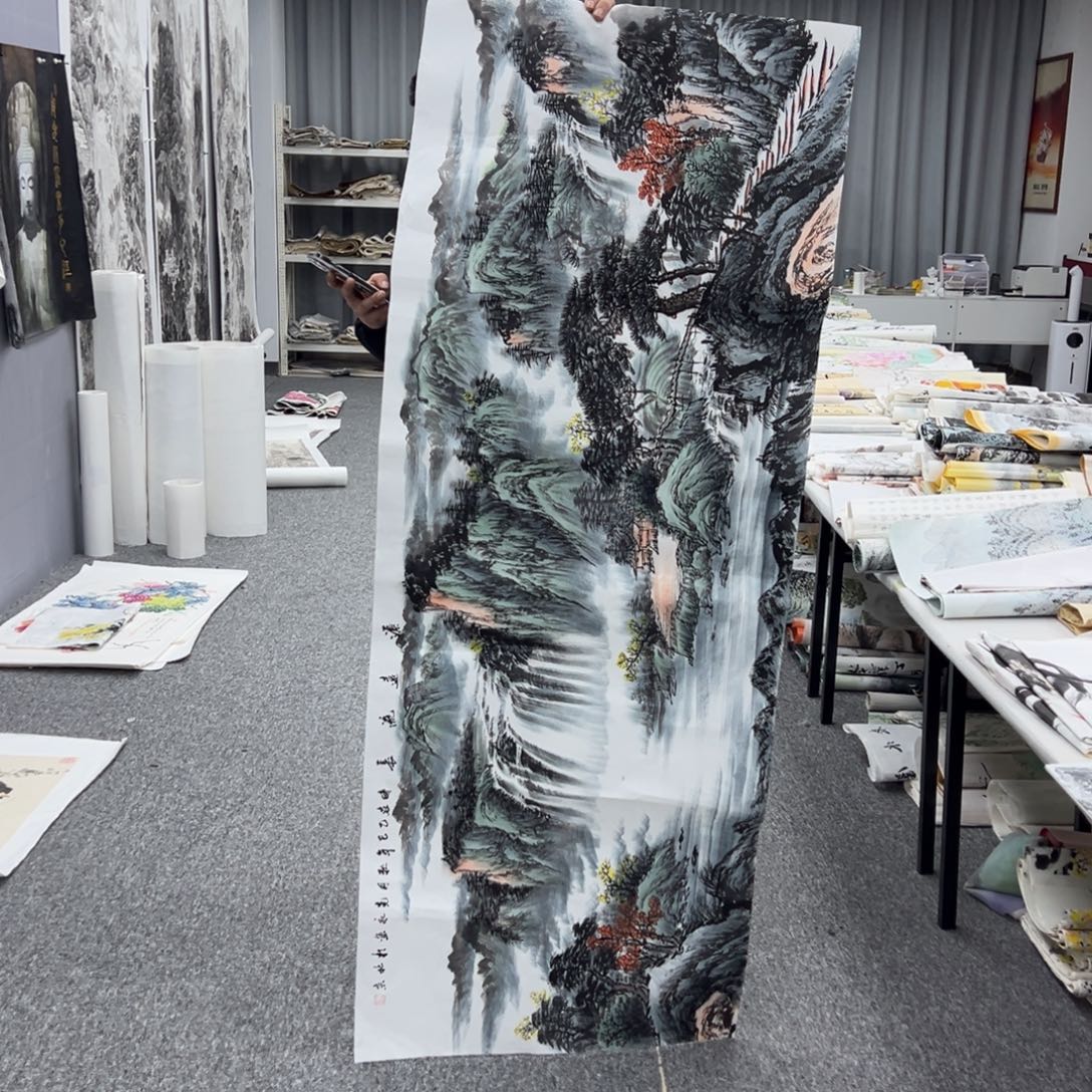 国画纯手绘字画宣纸