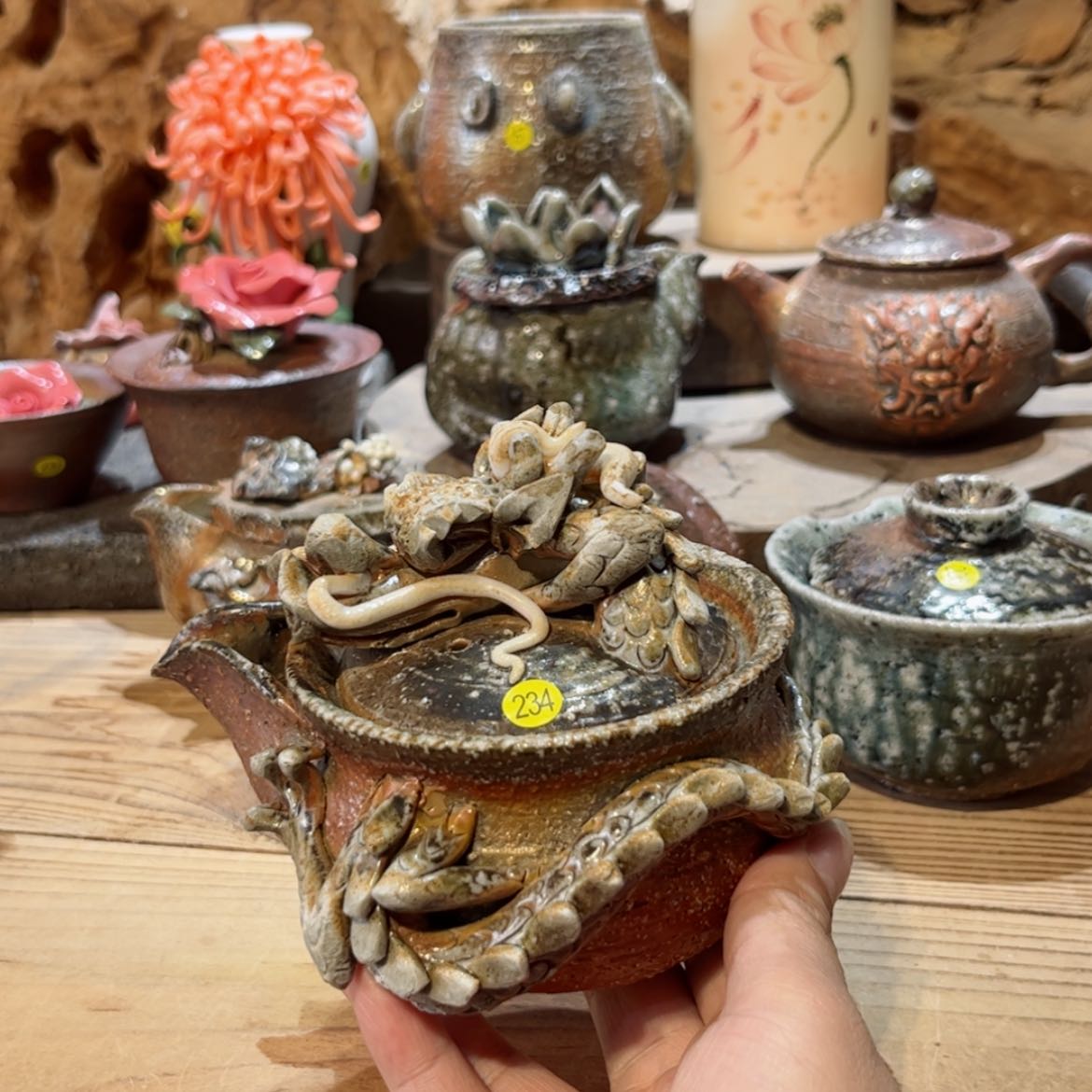 【闪购商品】柴烧茶具手工茶杯宝瓶234