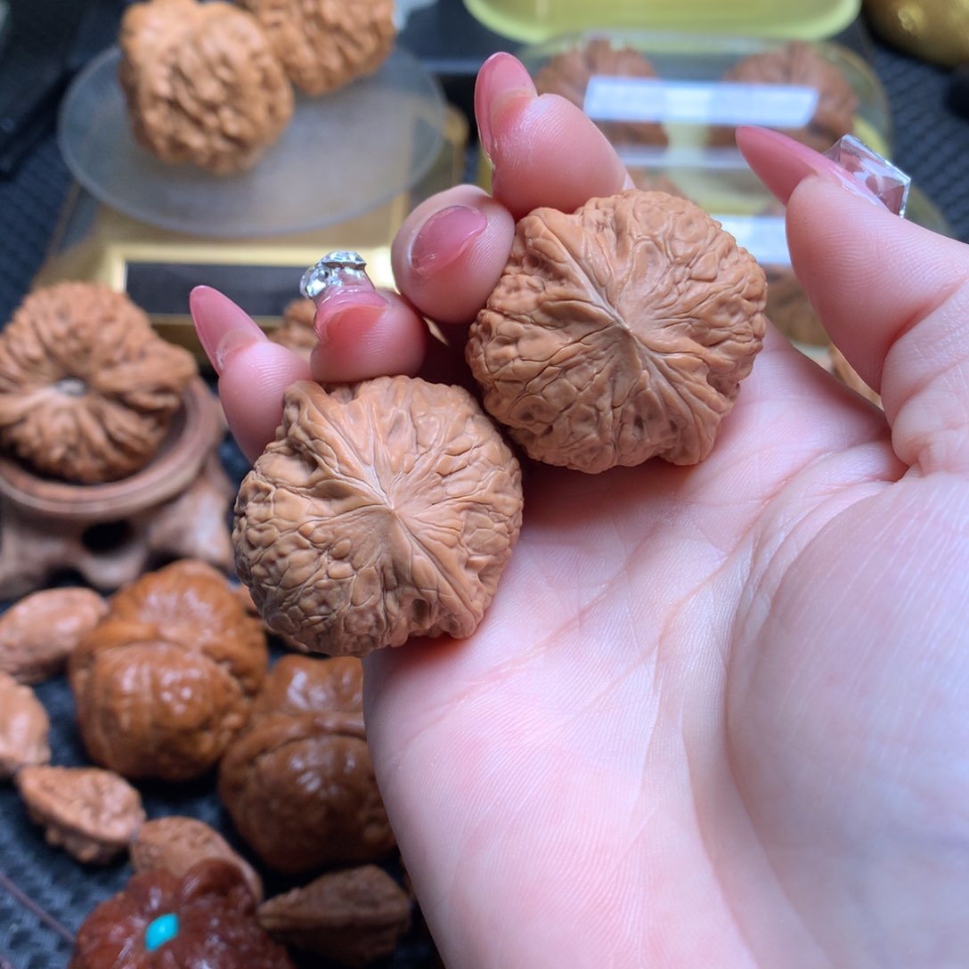 文玩核桃把件35铁锤妹妹