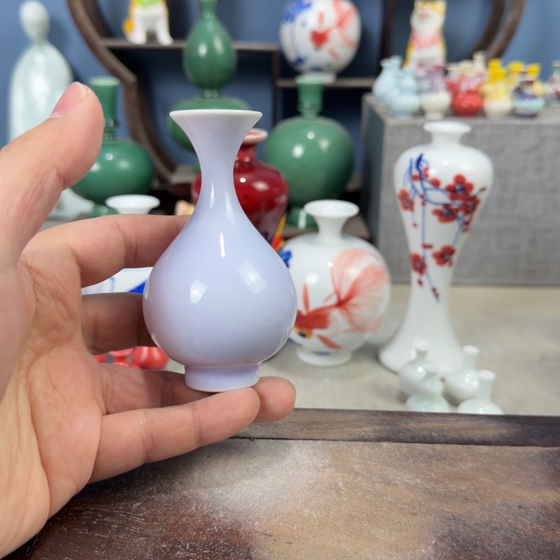 陶瓷手工小花器摆件