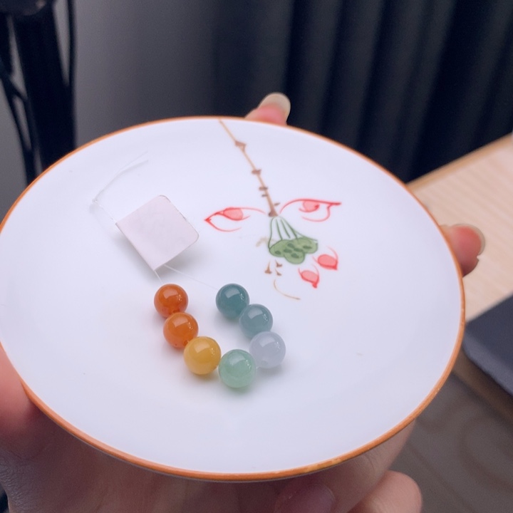 翡翠未镶嵌手链翡翠y2714 卡7