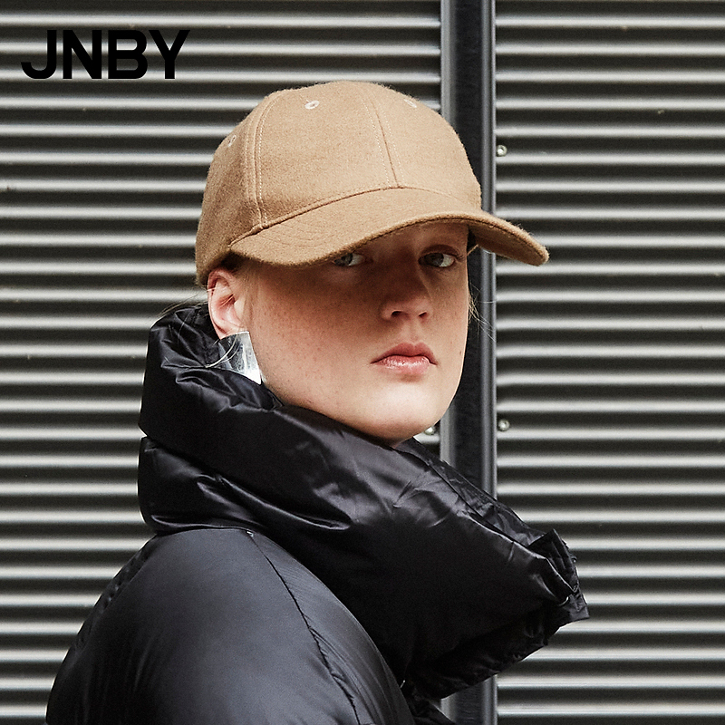 JNBY/江南布衣秋季棒球帽女鸭舌帽休闲帽子简约纯色易搭7N8K15550