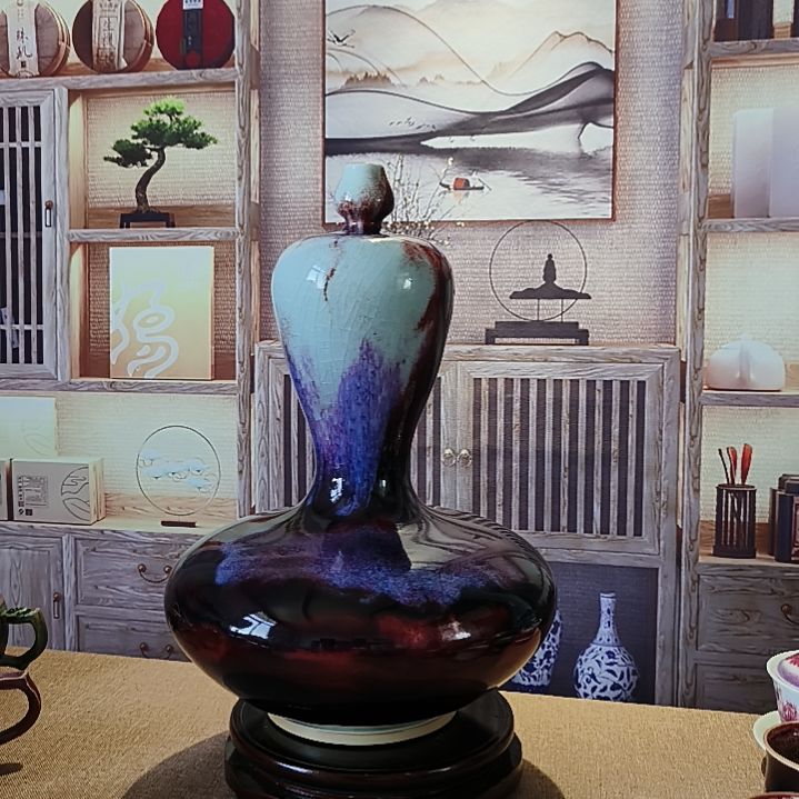 摆件钧瓷臻品，大美天成。