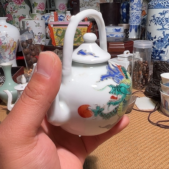 瓷片紫砂壶紫砂壶