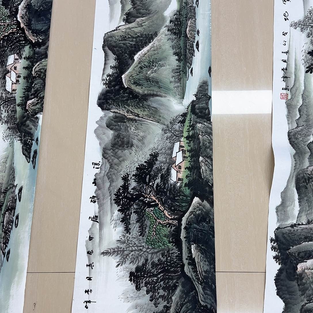 国画国画作品展。国画等h