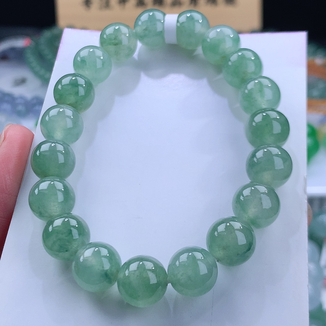 未镶嵌手链翡翠卡10mm