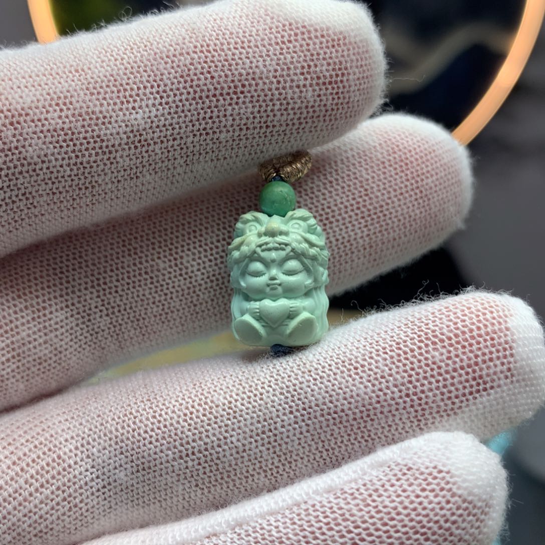 绿松石挂件未镶嵌