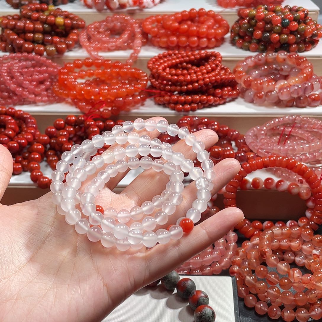 飘***鱼南红玛瑙未镶嵌手链