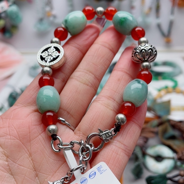 翡翠未镶嵌手链手链