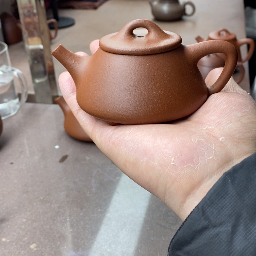 紫砂茶壶壹**四紫砂壶石瓢