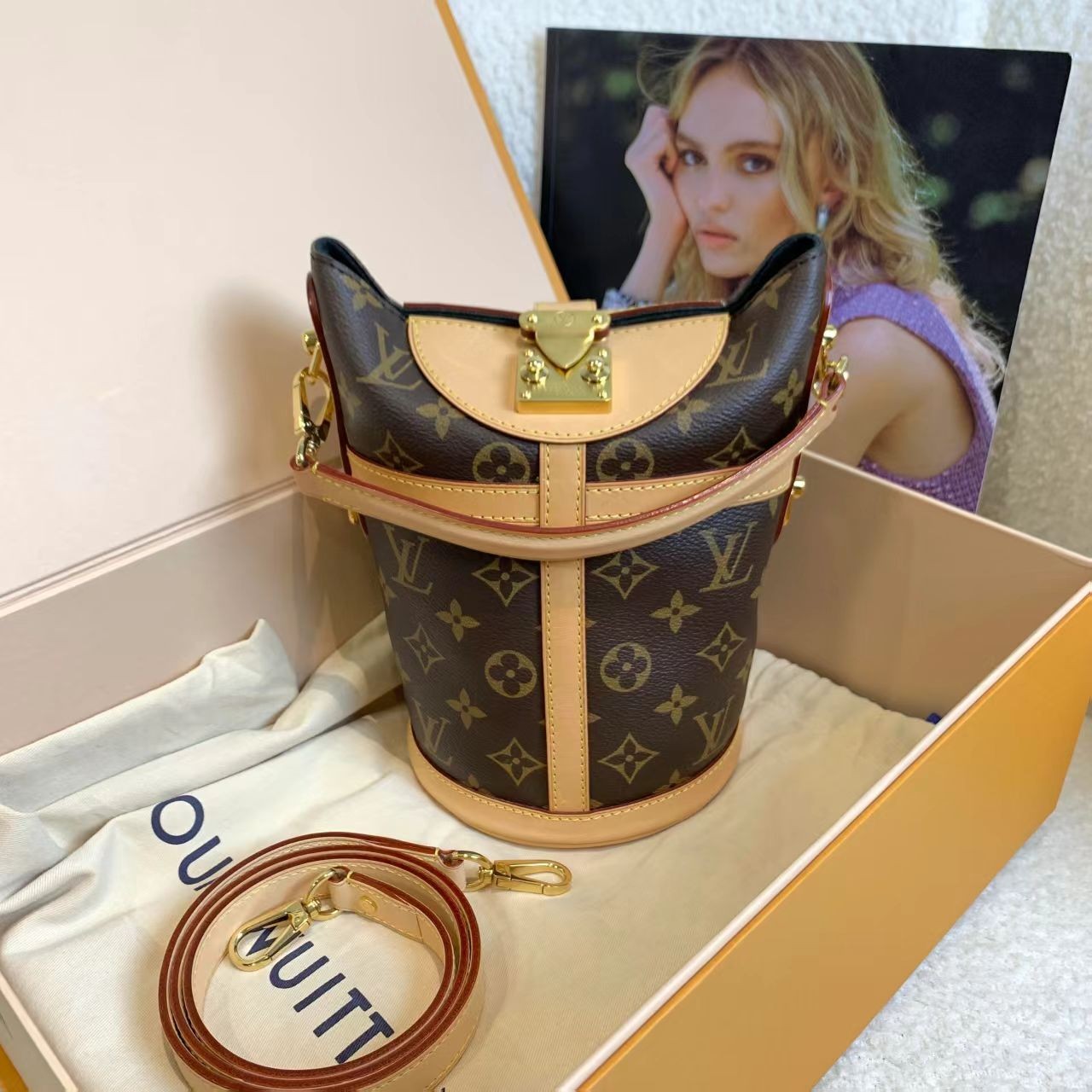99新 LouisVuitton/路易威登 壹臻/老花薯条包 57907295