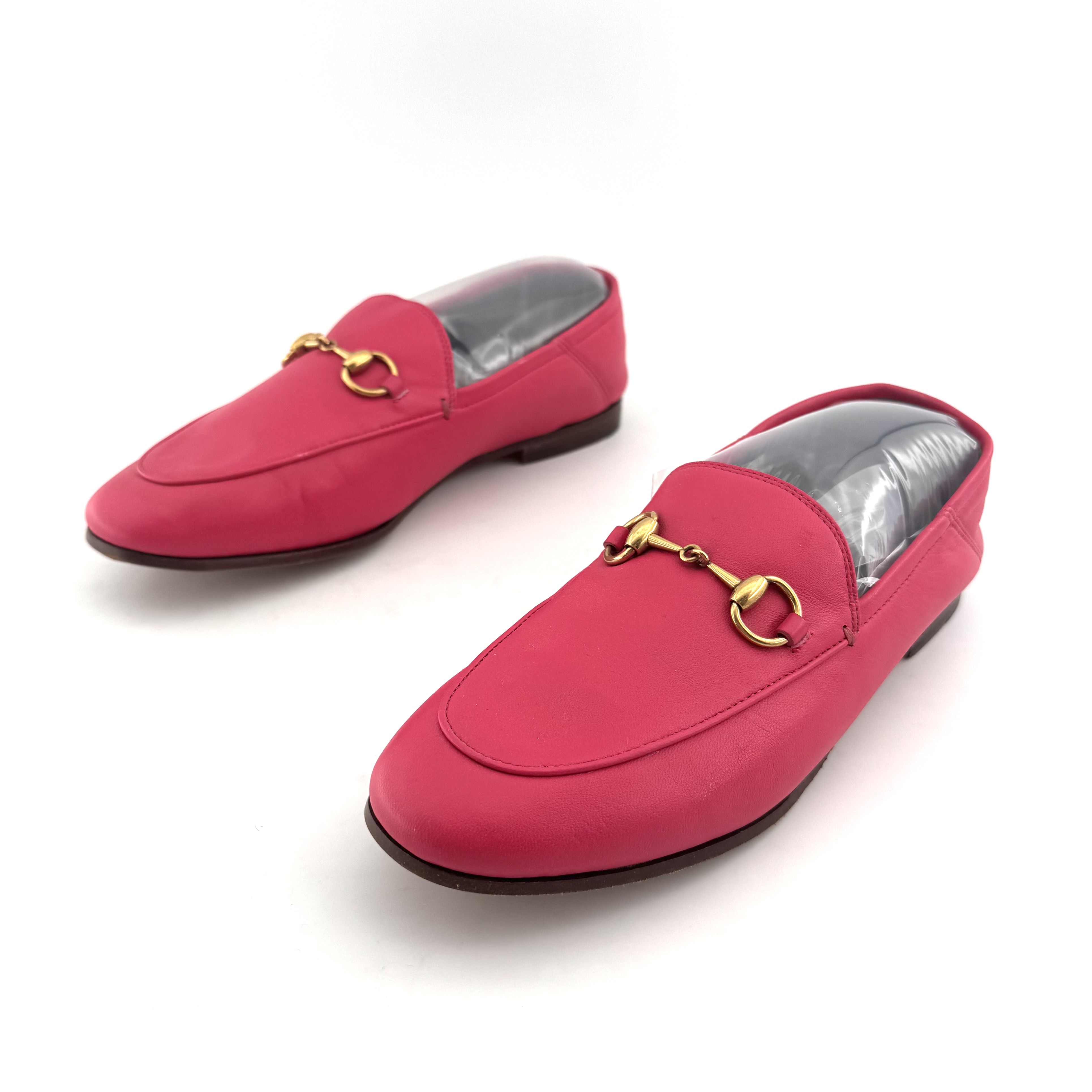 99新 GUCCI/古驰 充新 35.5码 马衔扣乐福鞋 D0528