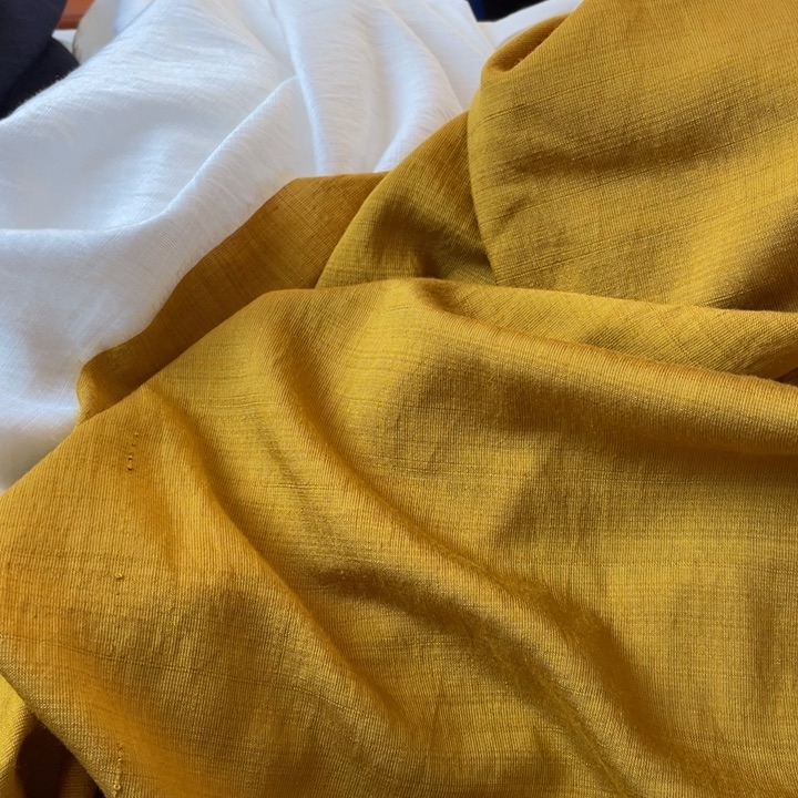 姜黄棉麻3米。     