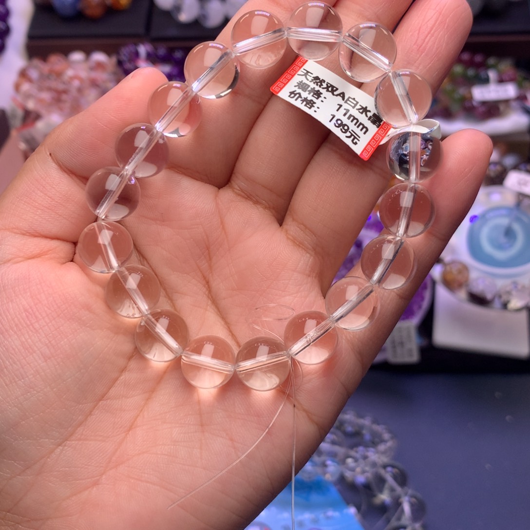 水晶未镶嵌手串手链