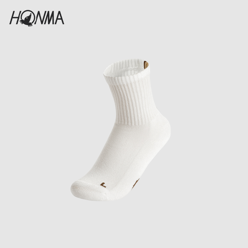 【专业高尔夫】HONMA女士短袜logo撞色时髦女袜子亲肤HWKC012B016