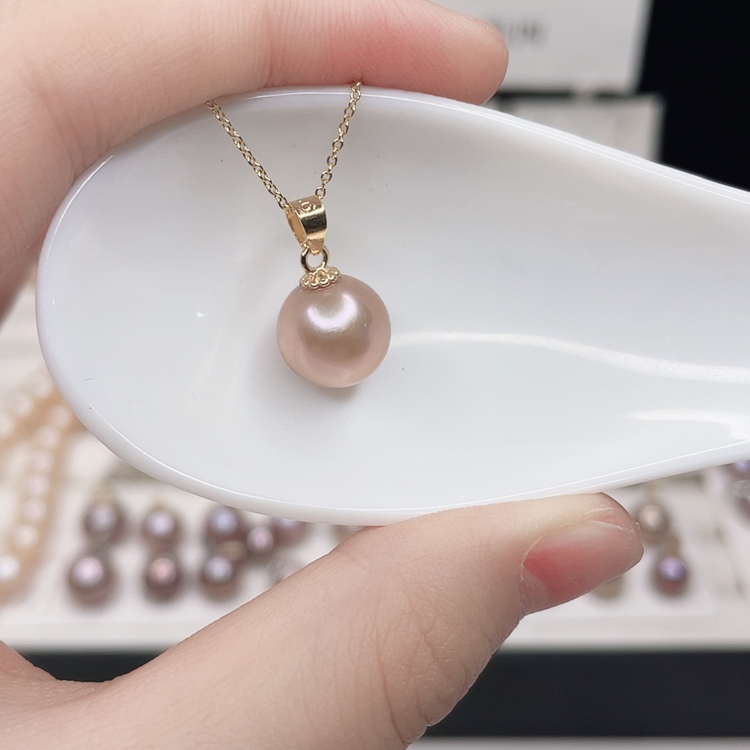 淡水珍珠项链合金