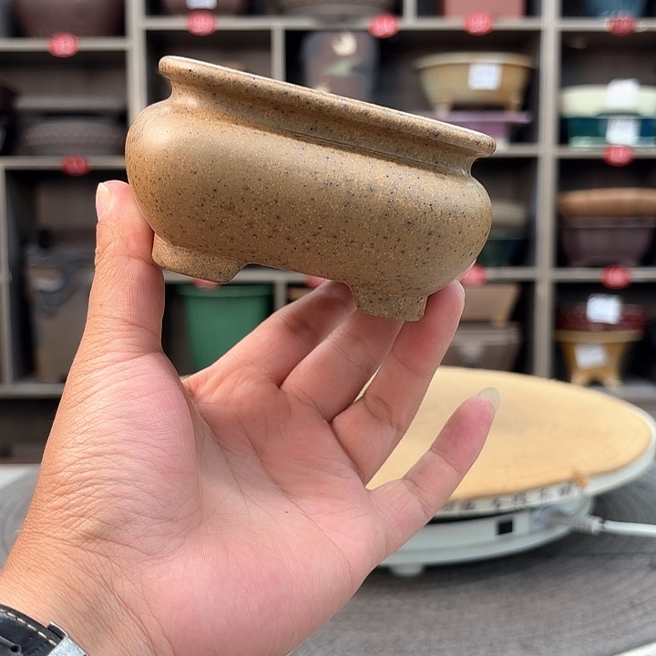 紫砂花盆紫砂的颜色很好看