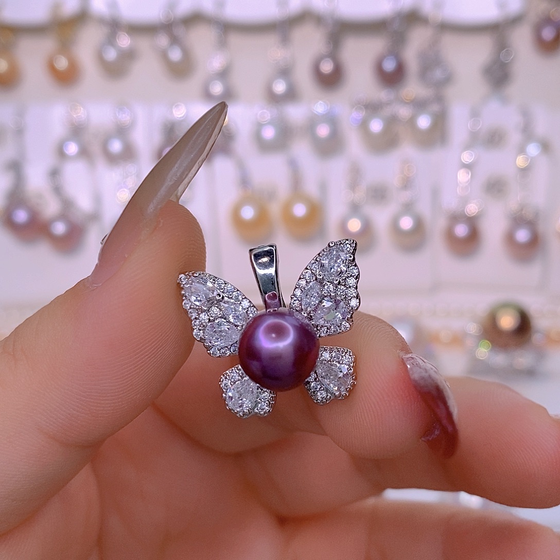 未镶嵌颈饰淡水珍珠