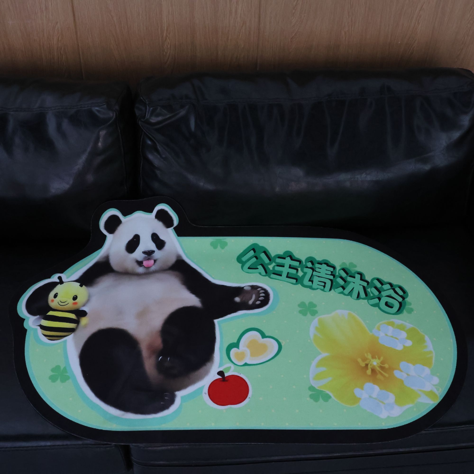 福宝周边防滑餐桌垫动物地垫水果餐垫吸水印花沐浴可爱创意