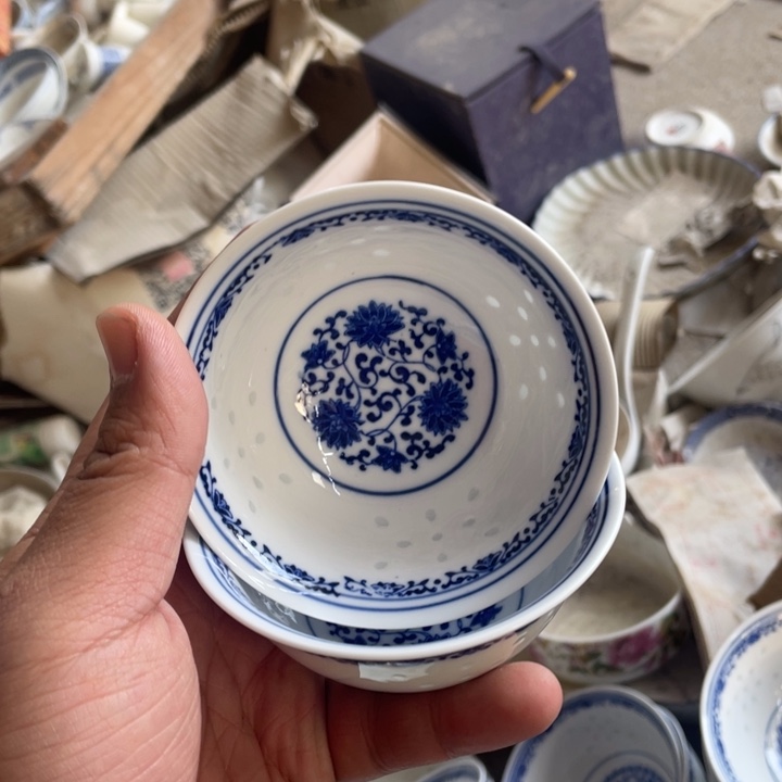 瓷碗景德镇高温细白瓷