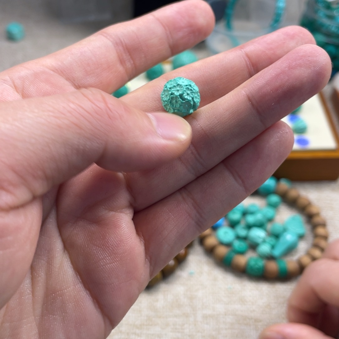 原生态湖北矿小配饰，直径11