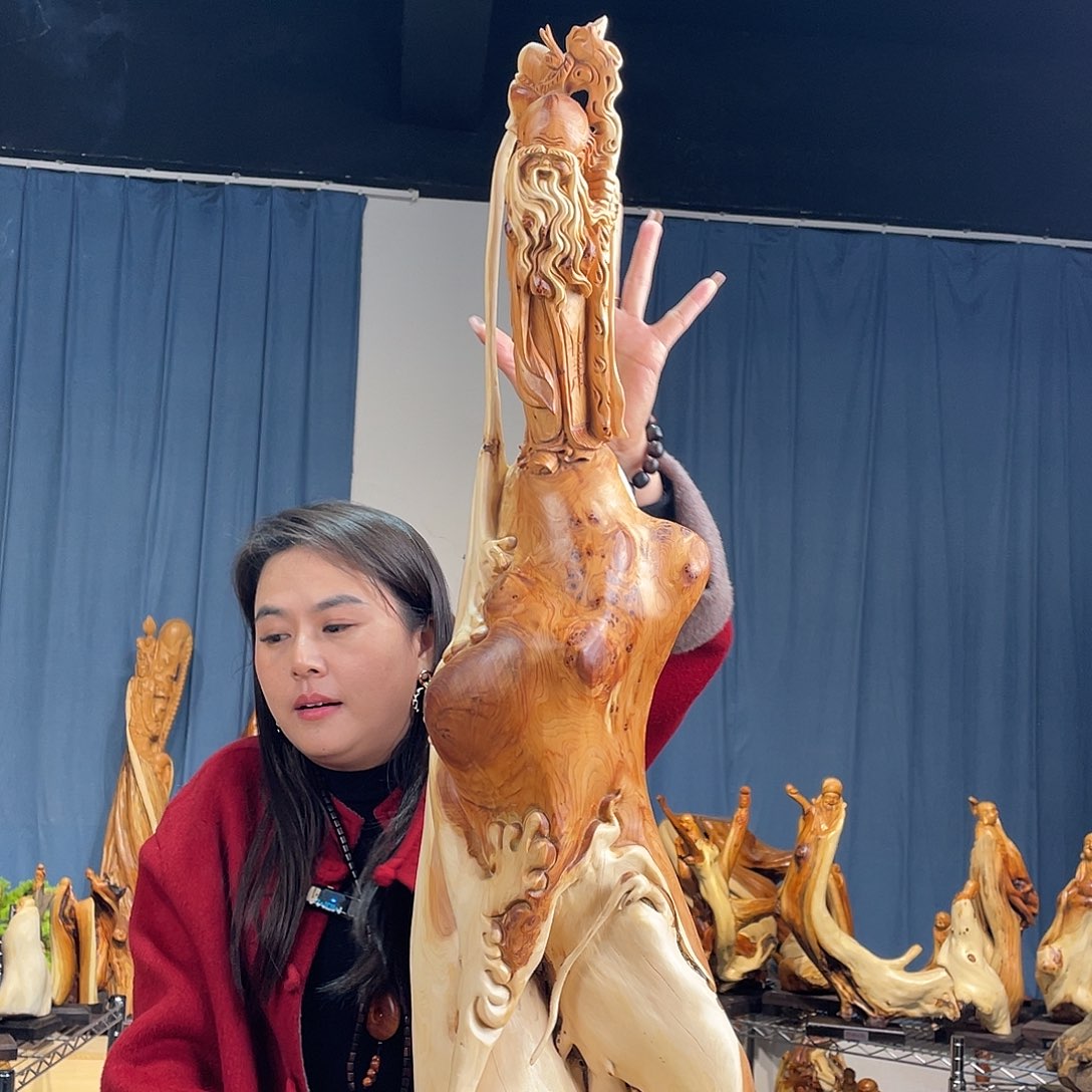 柏木（崖柏）随型艺术根雕
