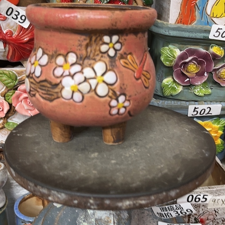 粗陶材质多肉花盆