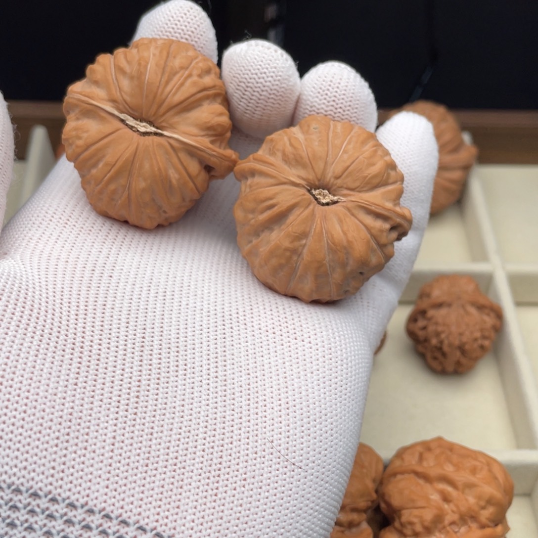 文玩核桃把件南瓜墩