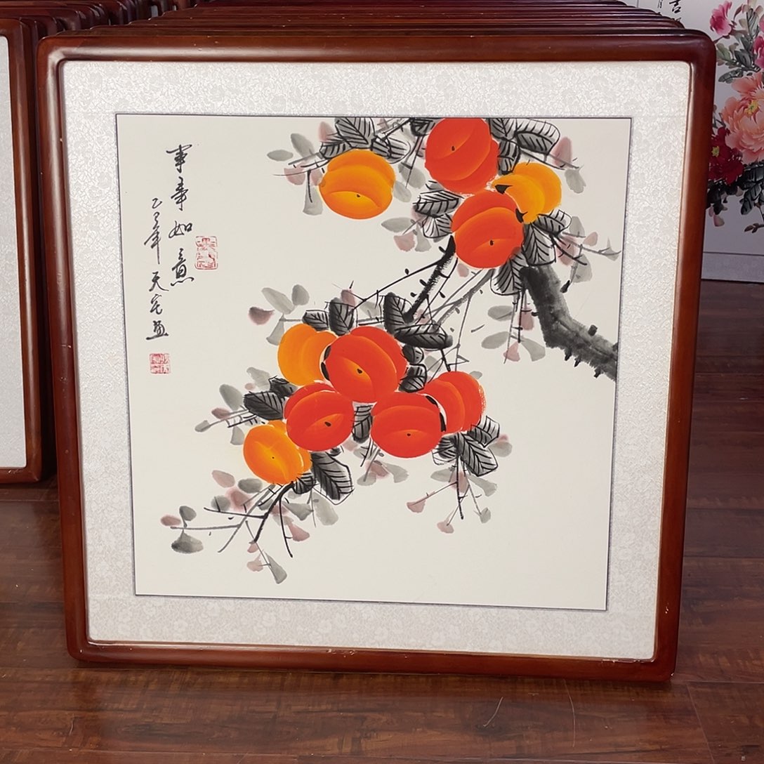 国画带框尺寸63*63厘米