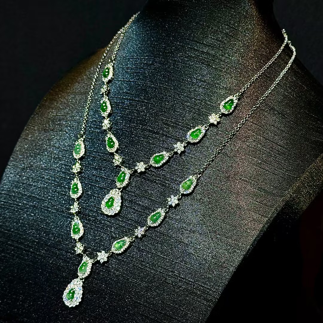 【CH】翡翠葫芦DIY项链（多样性发其一）