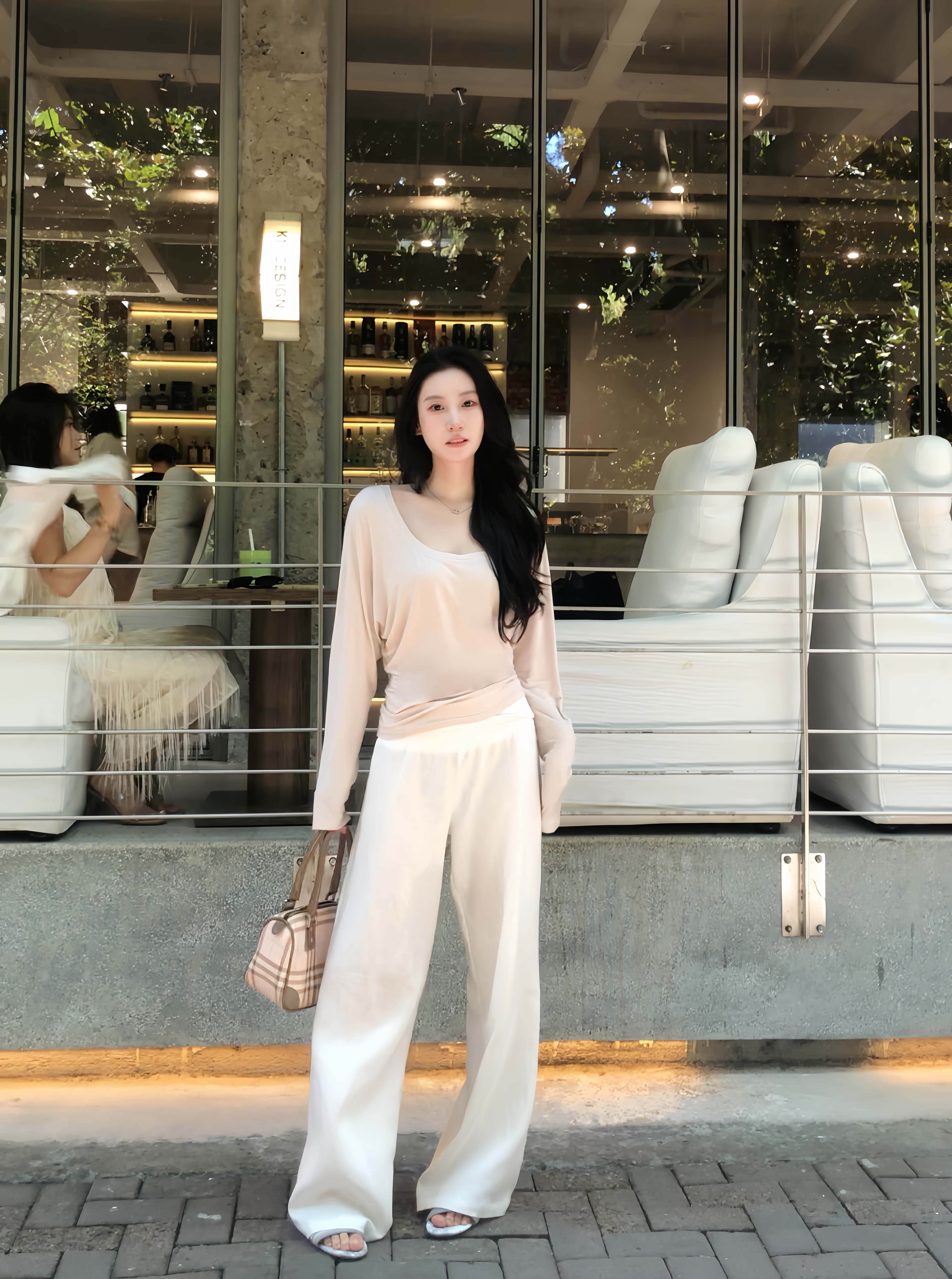 「清仓No退No换」高绵绵【梨形天菜】气质翻腰天丝亚麻垂感阔腿休闲裤