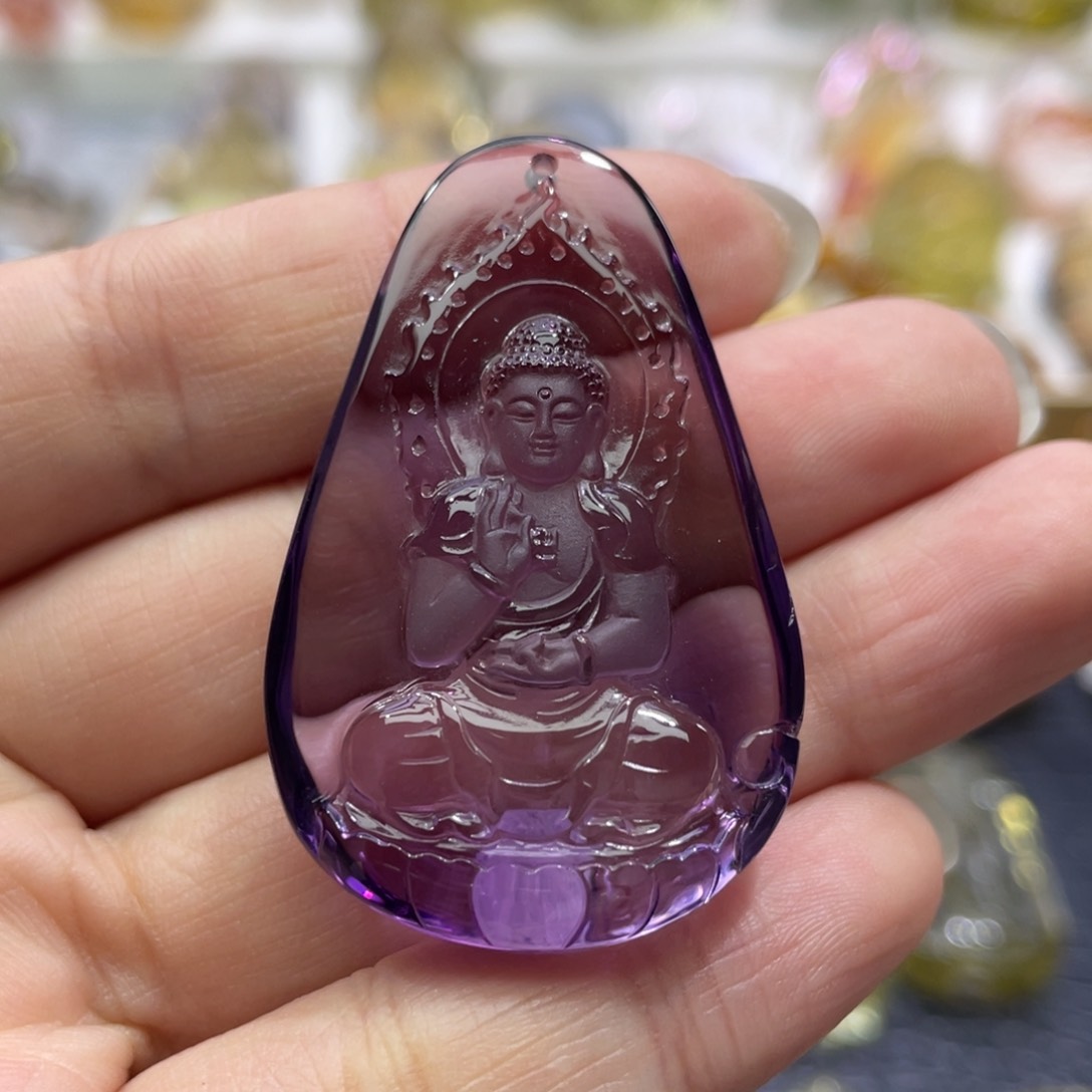 水晶颈饰未镶嵌定制