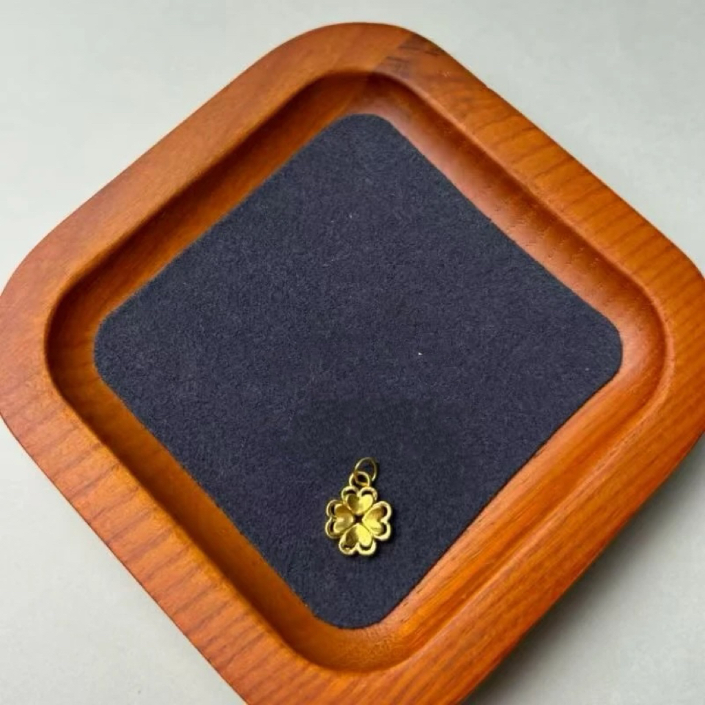 足金999素金四叶草提溜WH1108