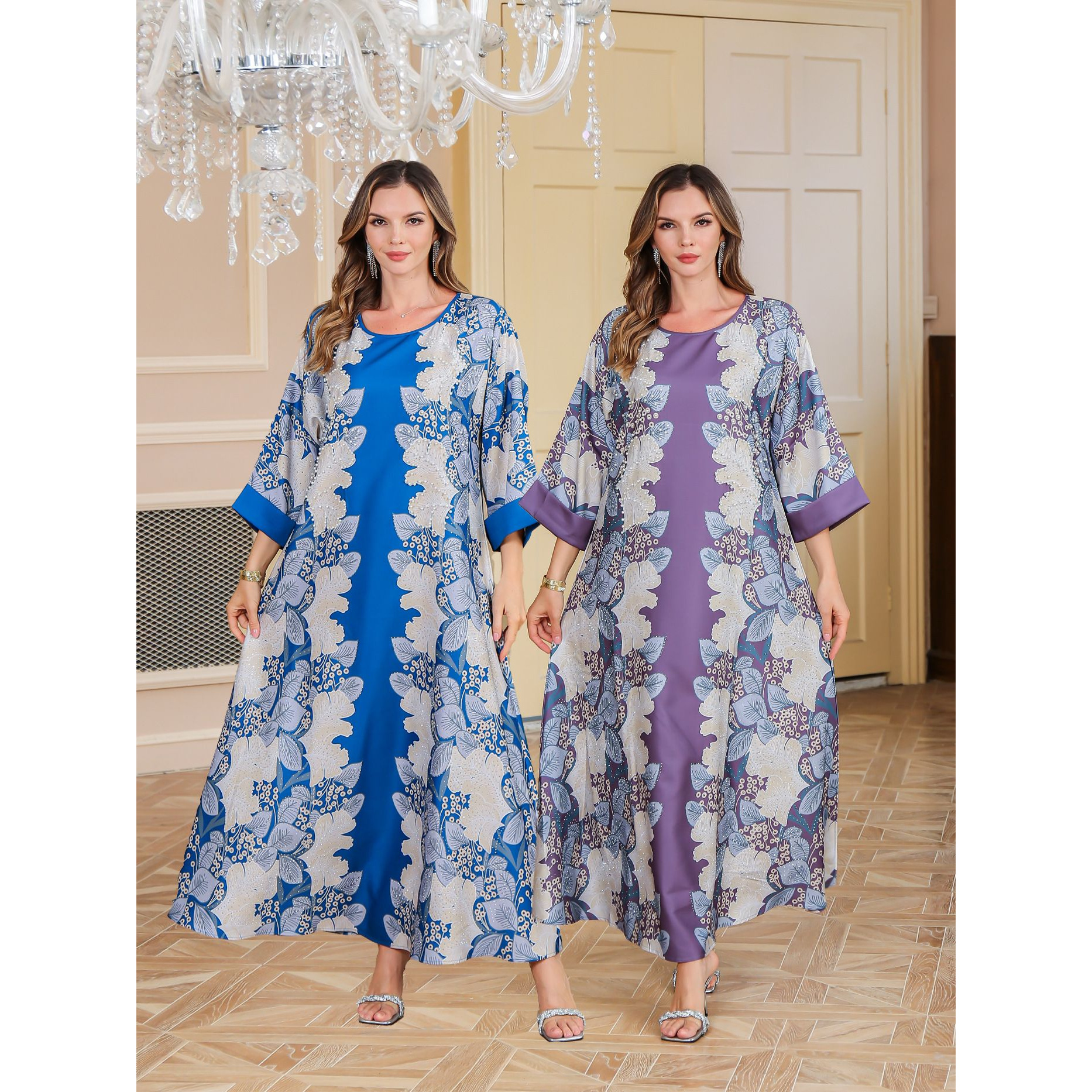 【SMT223】时尚新款民族服饰蕾丝连衣裙显瘦礼服包邮进口气质时尚