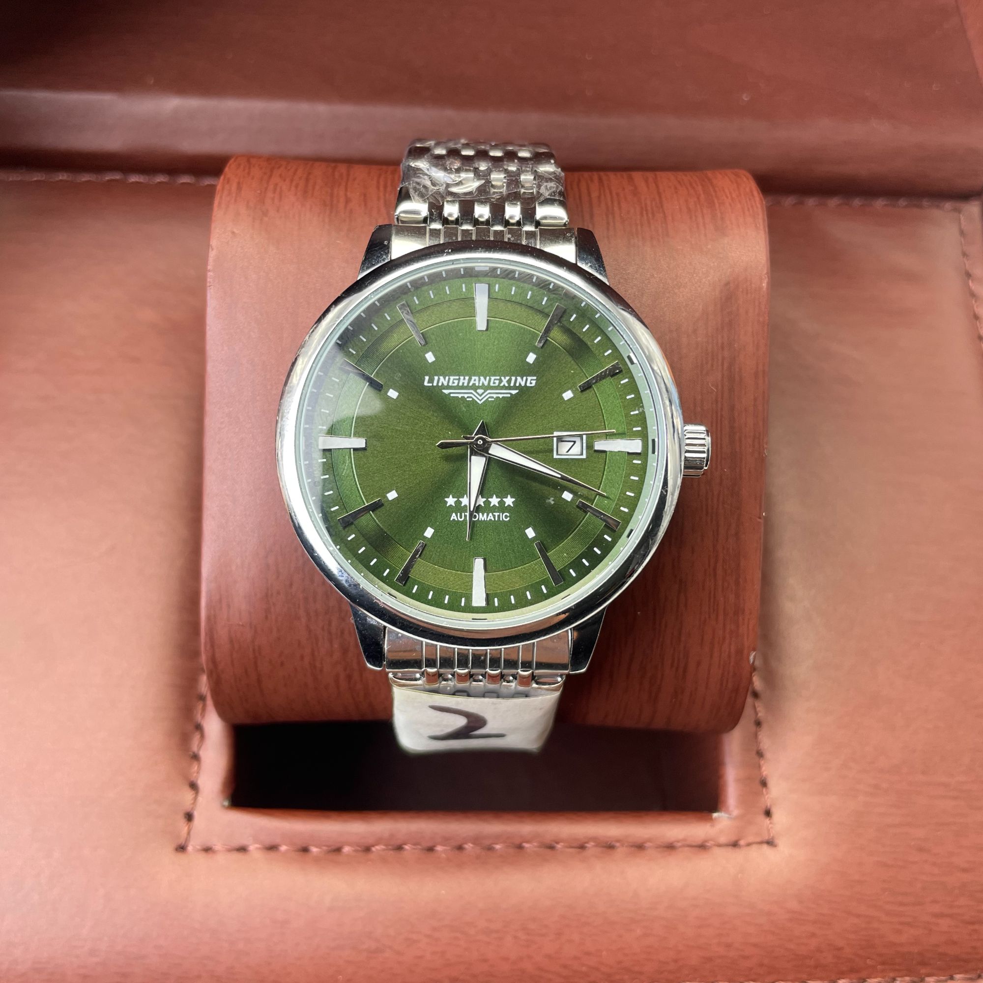 全新全自动新款时尚休闲夜光日历防水男士手表-按编号下单-威