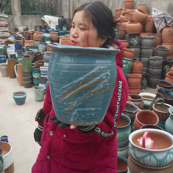 红陶口25高25瑕疵