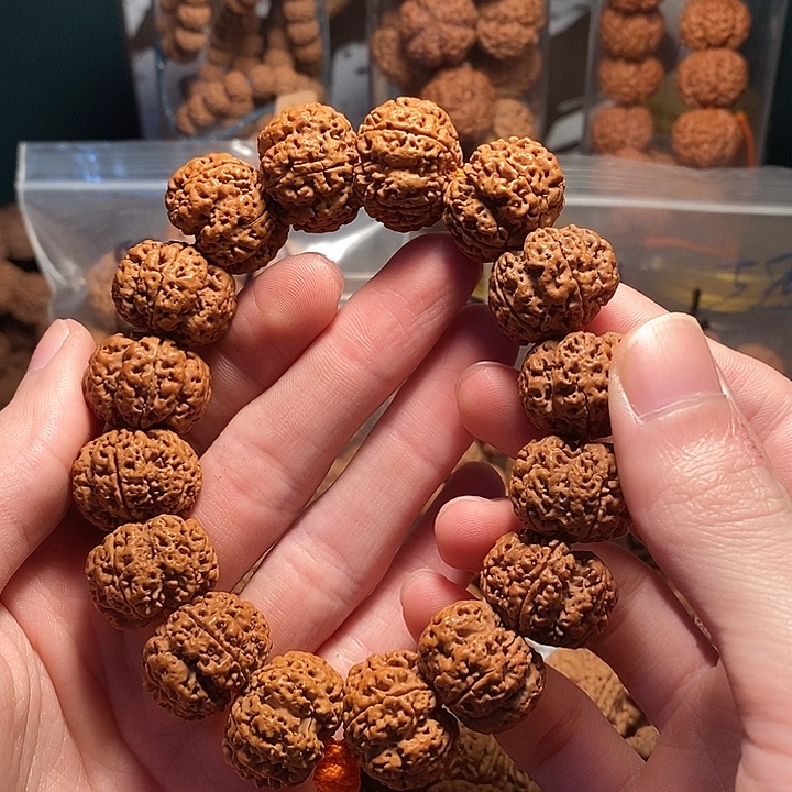 你***马金刚菩提手串20蜂王梅花超头