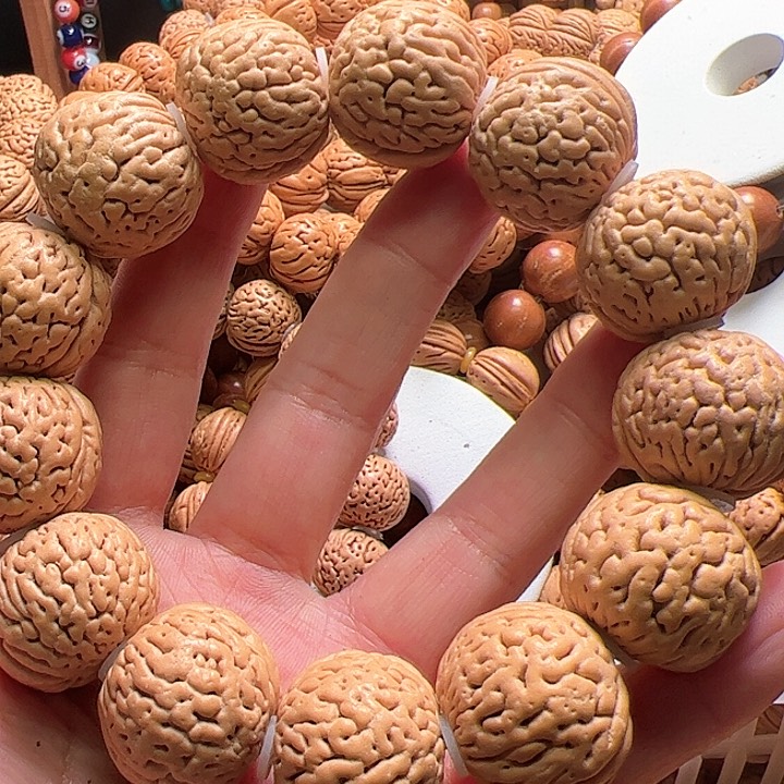 桃核手串无****吧白月光桃核手串24+尺