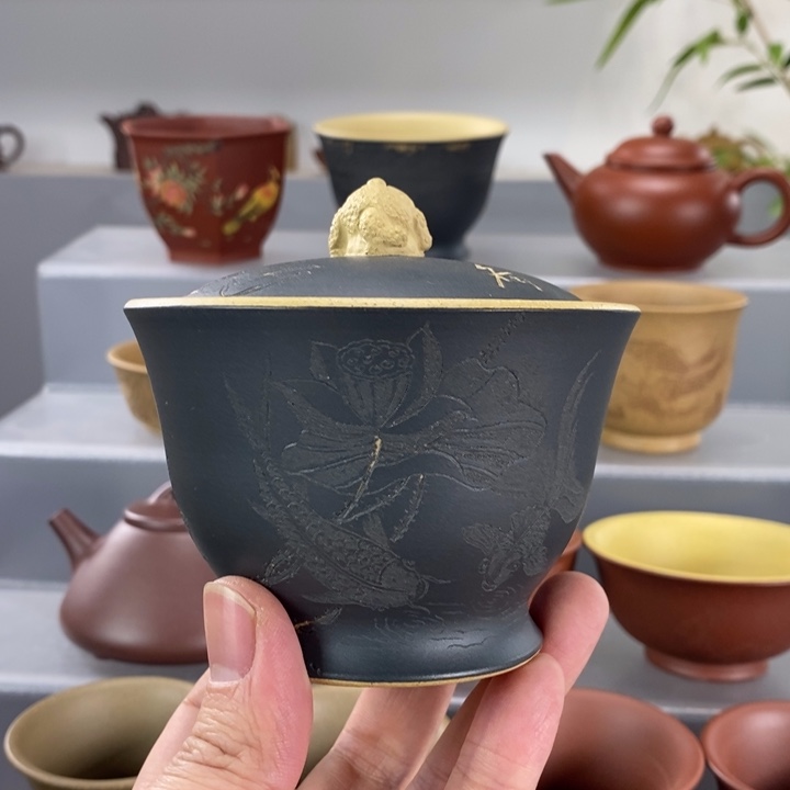 宜兴紫砂手工主人杯