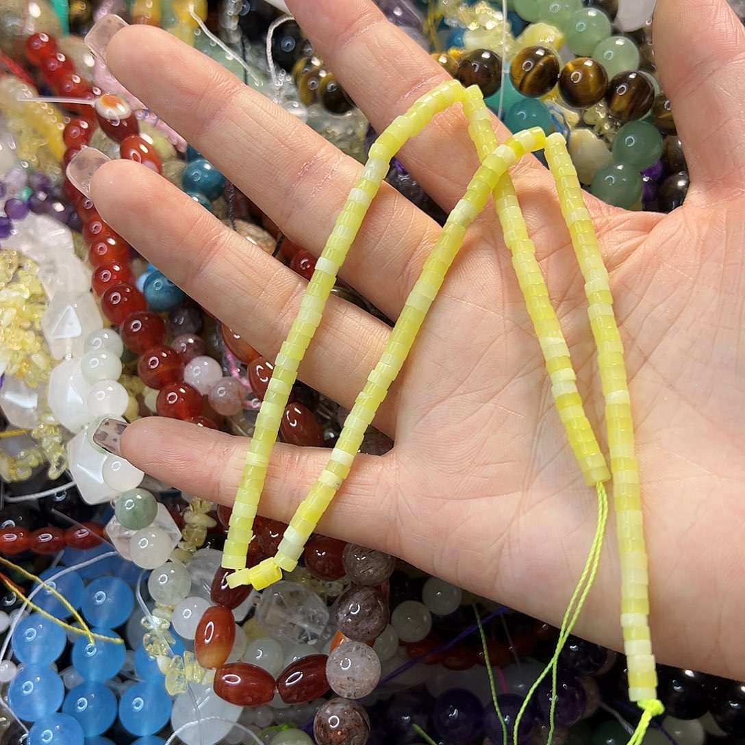 玛瑙/玉髓合金珠宝半成品岫玉直切一条卡4