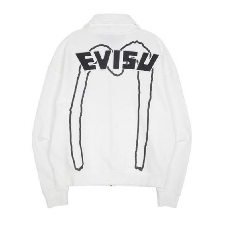 Evisu703韩版刺绣大标立领外套男女同款