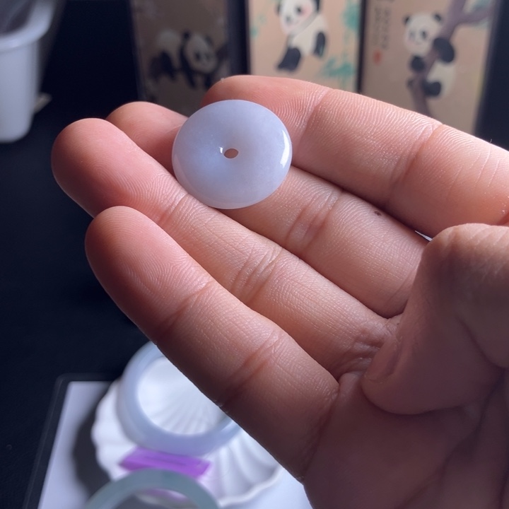 火***儿颈饰未镶嵌翡翠翡翠平安扣