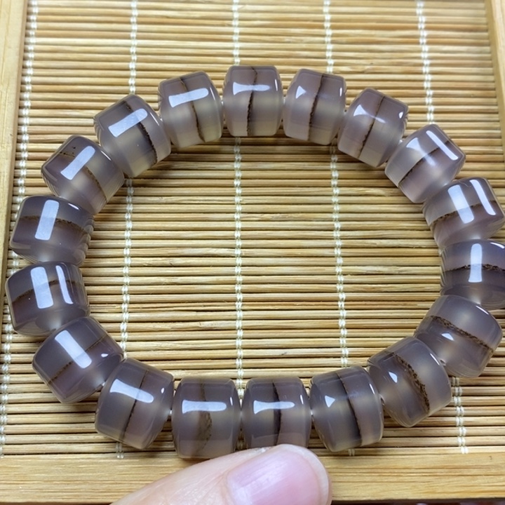 玛瑙/玉髓手链未镶嵌山*